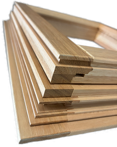 Fensterprofil IV90 aus RedGrandisholz