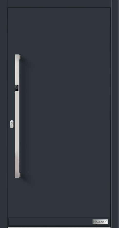 Modern Haustür Modell Berlin Nr.01 aus Holz Holz-Haustür BERLIN Nr.01 in Anthrazit, modernes Design.